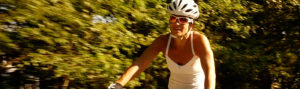 Woman Riding a Bike